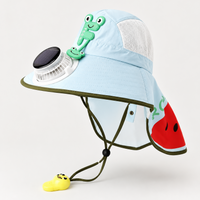 Thumbnail for HappyShade – Protección solar y refrigeración – Sombrero de verano para niños con ventilador