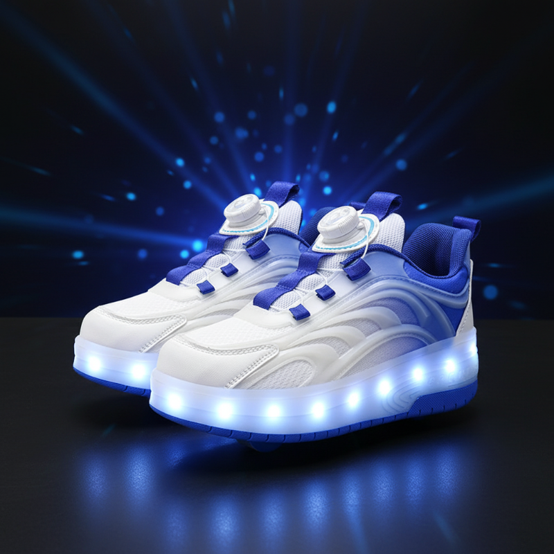 Light-Up Skate Shoes – LED y cómodas: zapatillas con luces LED