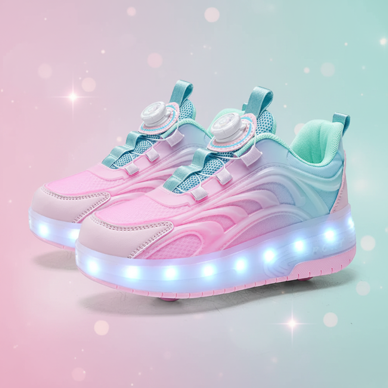 Light-Up Skate Shoes – LED y cómodas: zapatillas con luces LED
