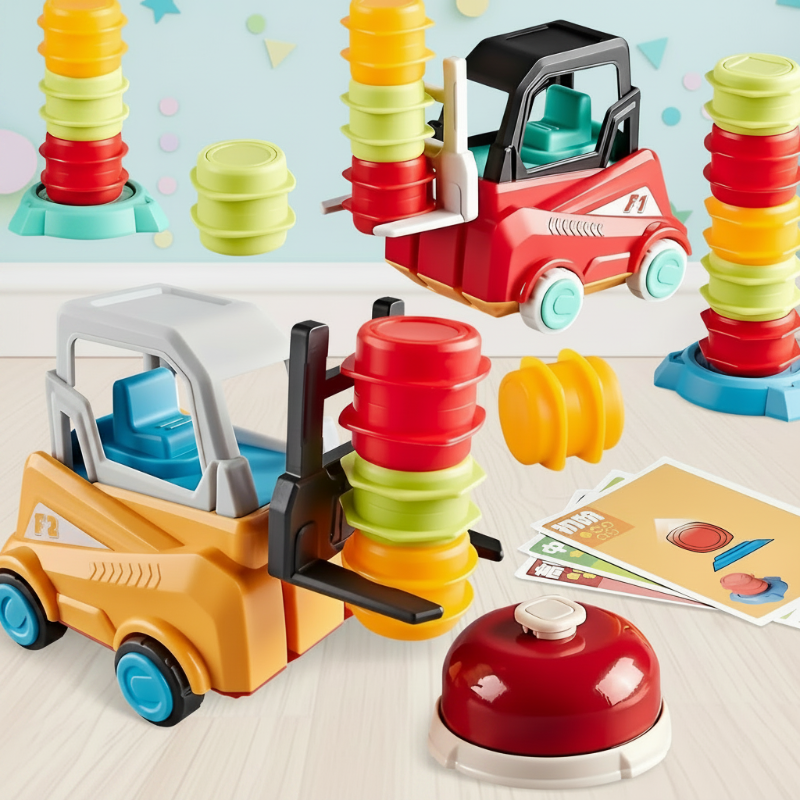 LittleBuilders – Interactivo y seguro – Juego de carretilla elevadora