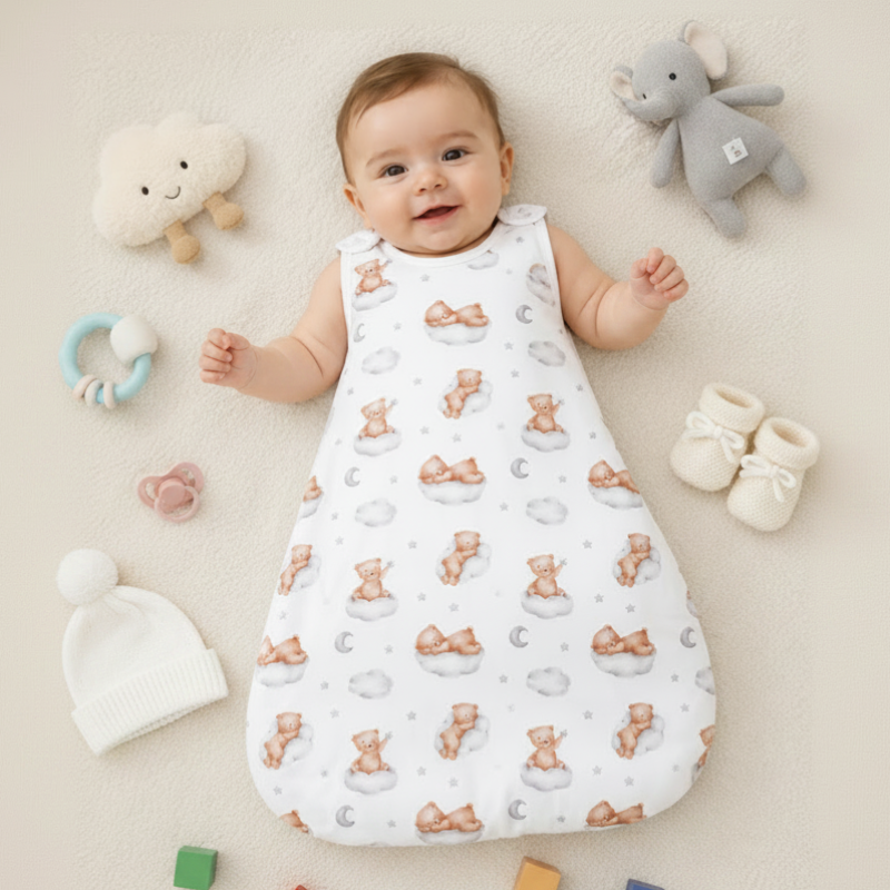 LittleDreams – Suave y transpirable – Saco de dormir para bebé sin mangas