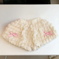 Thumbnail for LovelyBloom – Suave y adorable – Pantalonitos de niña con volantes y lazo