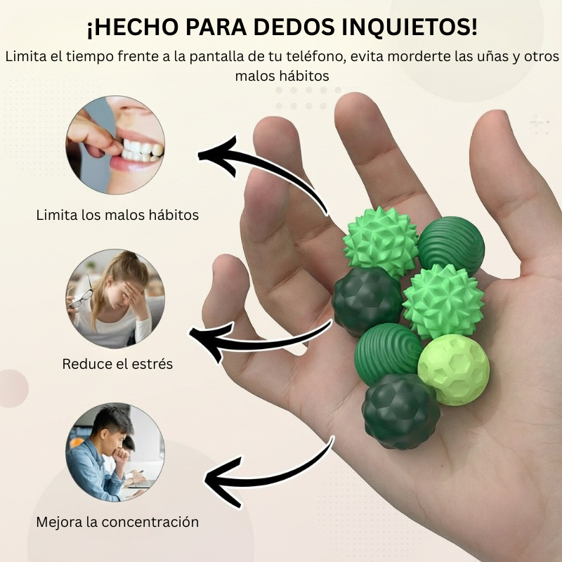 CalmSphere – Suave y enfocado – Juguete magnético contra el estrés