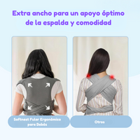 Thumbnail for SoftNest - Cómodo, transpirable y seguro: portabebés ergonómico