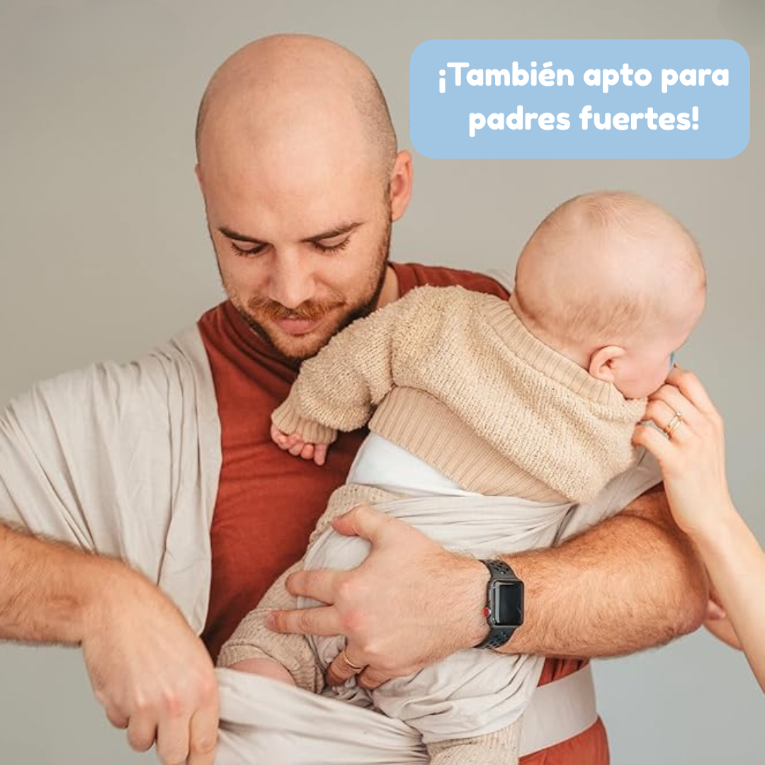 SoftNest - Cómodo, transpirable y seguro: portabebés ergonómico