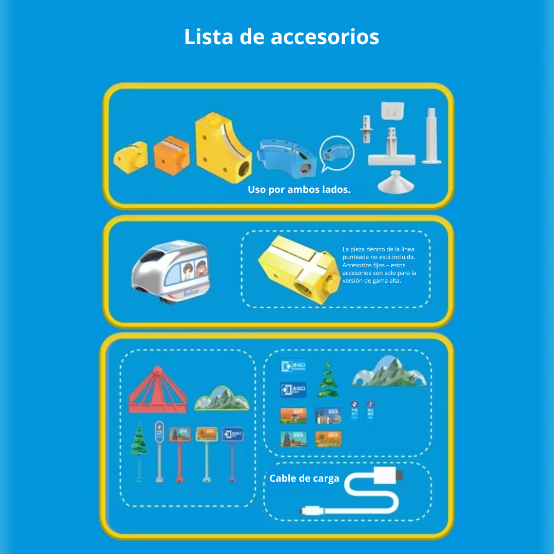 MagniTrack – Creativo y eléctrico – Tren eléctrico antigravedad