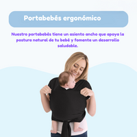 Thumbnail for SoftNest - Cómodo, transpirable y seguro: portabebés ergonómico