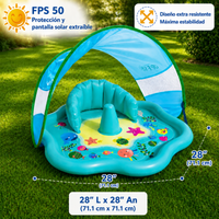 Thumbnail for SplashPlay – Säker & rolig – Babypool med solskydd