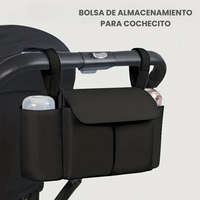 Thumbnail for ToddlerOrganizer – Repelente al agua y espacioso: organizador para cochecitos con portabotellas