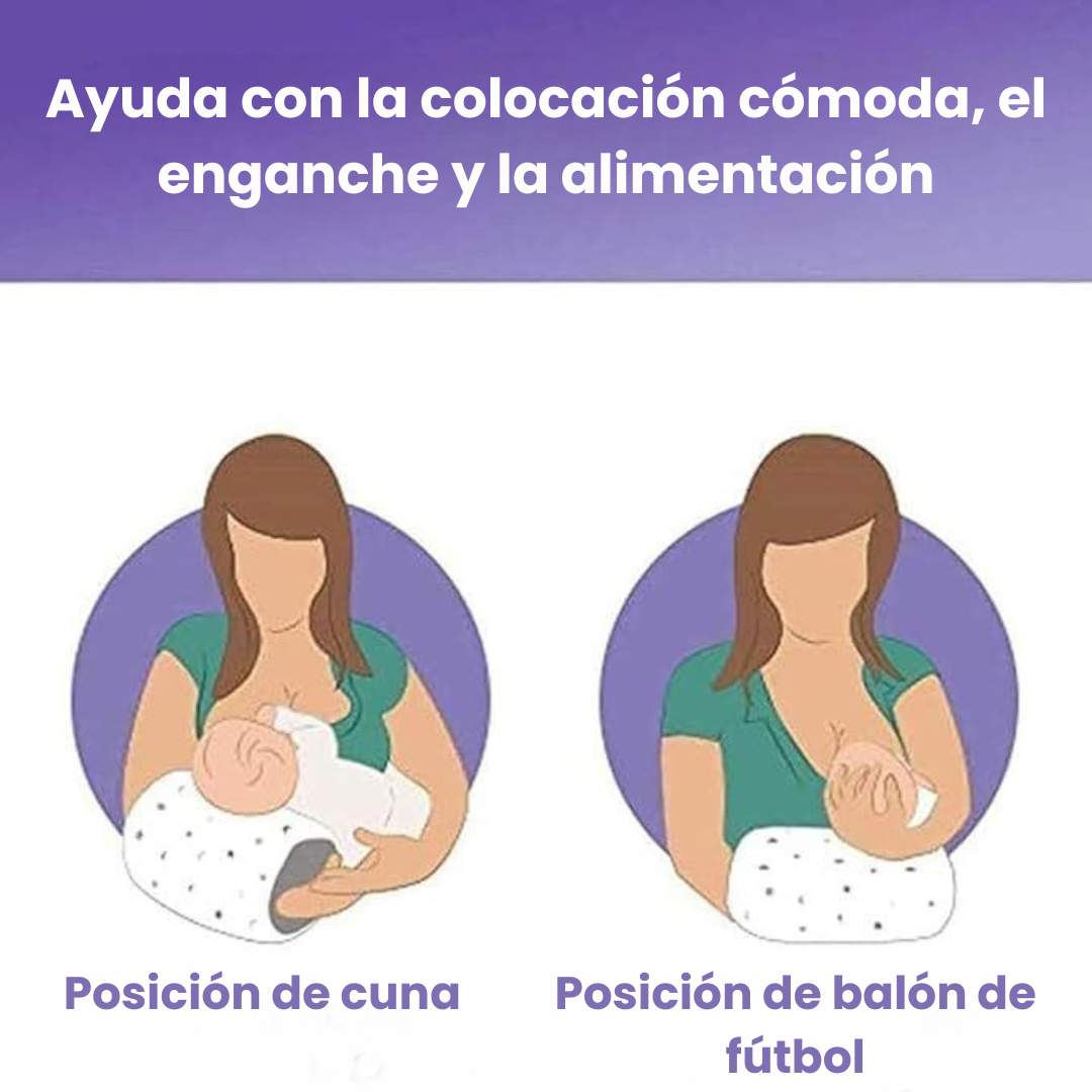 MamáEase – Ergonómico y suave: cojín de lactancia para bebés
