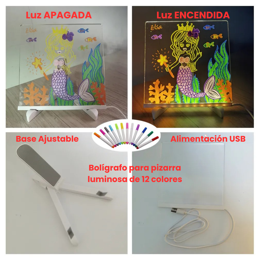 Drawing Light™ - Historias brillantes - Tablero de dibujo iluminado