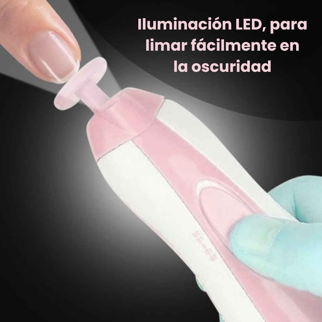 SafeCare – Silencioso y seguro: set eléctrico para limar las uñas del bebé