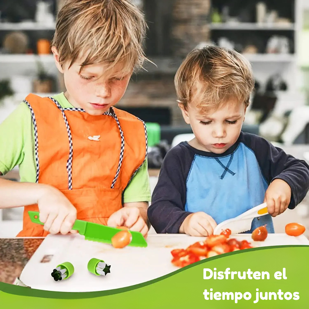 Junior Chef Set™ - Seguridad en la cocina - Juego corte de cocina