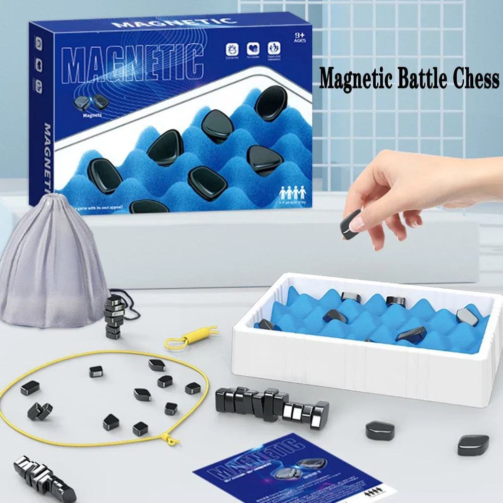 Magnetic Tactic Game™ - Diversión de juego estratégico - Juego de ajedrez magnético