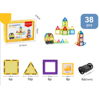 Thumbnail for Magnet Toys™ - Desarrollar la creatividad - Losetas magnéticas