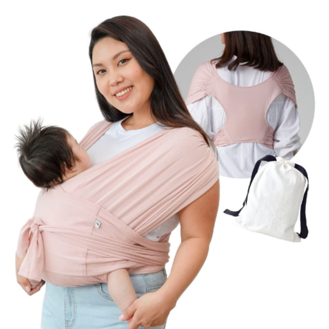 SoftNest - Cómodo, transpirable y seguro: portabebés ergonómico