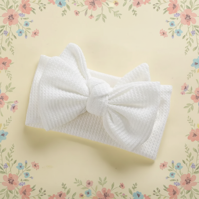 MiniAurora – Suave y elegante – Conjrito de punto para bebé con alas de ángel y diadema