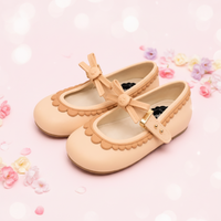 Thumbnail for MiniChic – Elegancia y estilo – Pantuflas infantiles con lazo