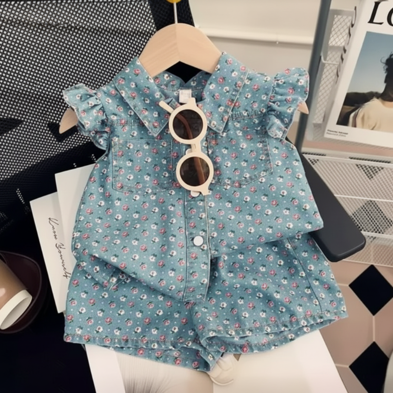 Mini Fashion™ - Diseño de verano - Conjunto de verano con flores