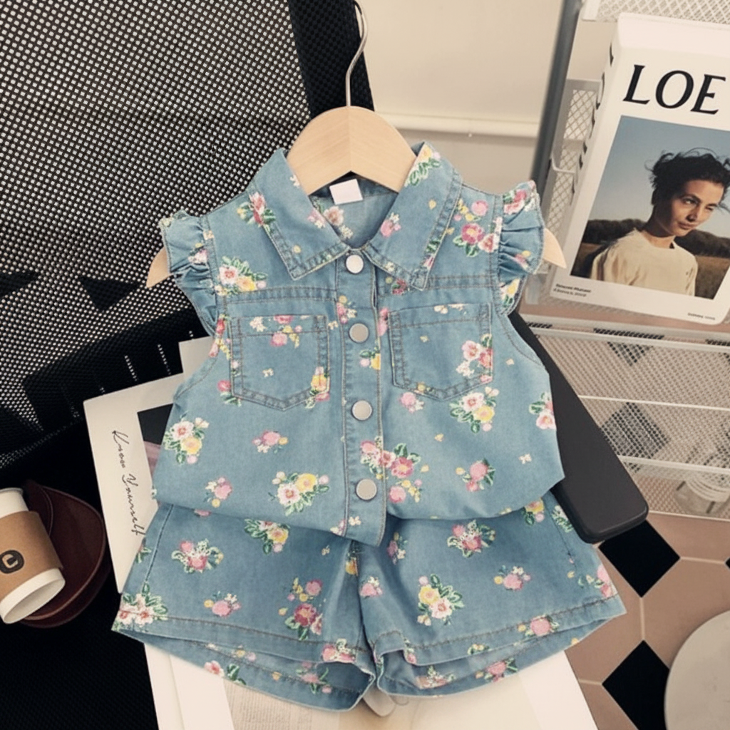 Mini Fashion™ - Diseño de verano - Conjunto de verano con flores