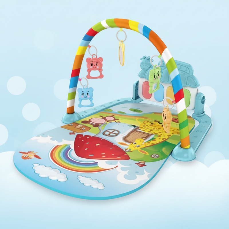 Musical Baby Play Gym – Colorido y educativo – Alfombra de gimnasia para bebés