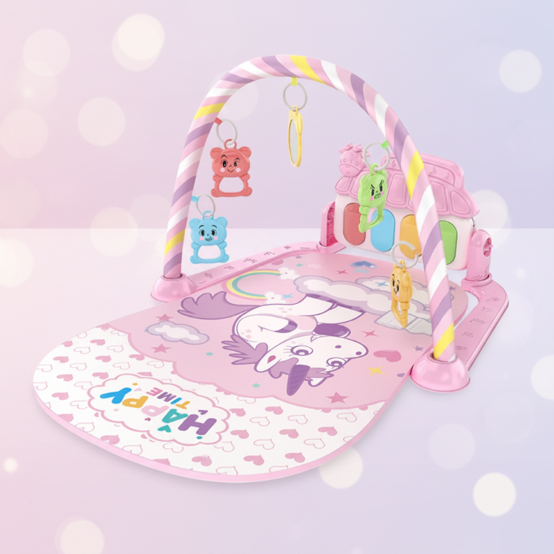 Musical Baby Play Gym – Colorido y educativo – Alfombra de gimnasia para bebés