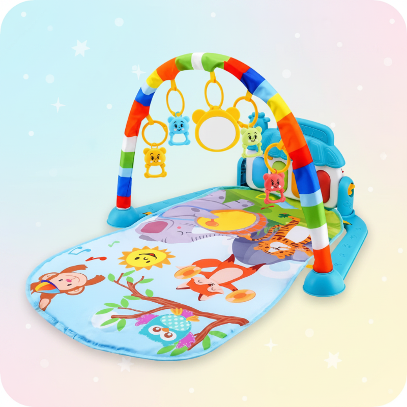 Musical Baby Play Gym – Colorido y educativo – Alfombra de gimnasia para bebés