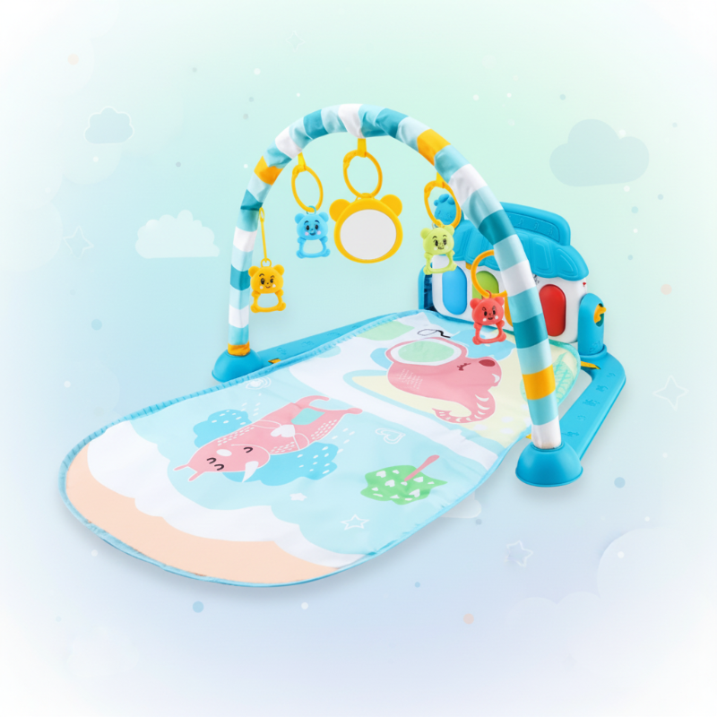 Musical Baby Play Gym – Colorido y educativo – Alfombra de gimnasia para bebés