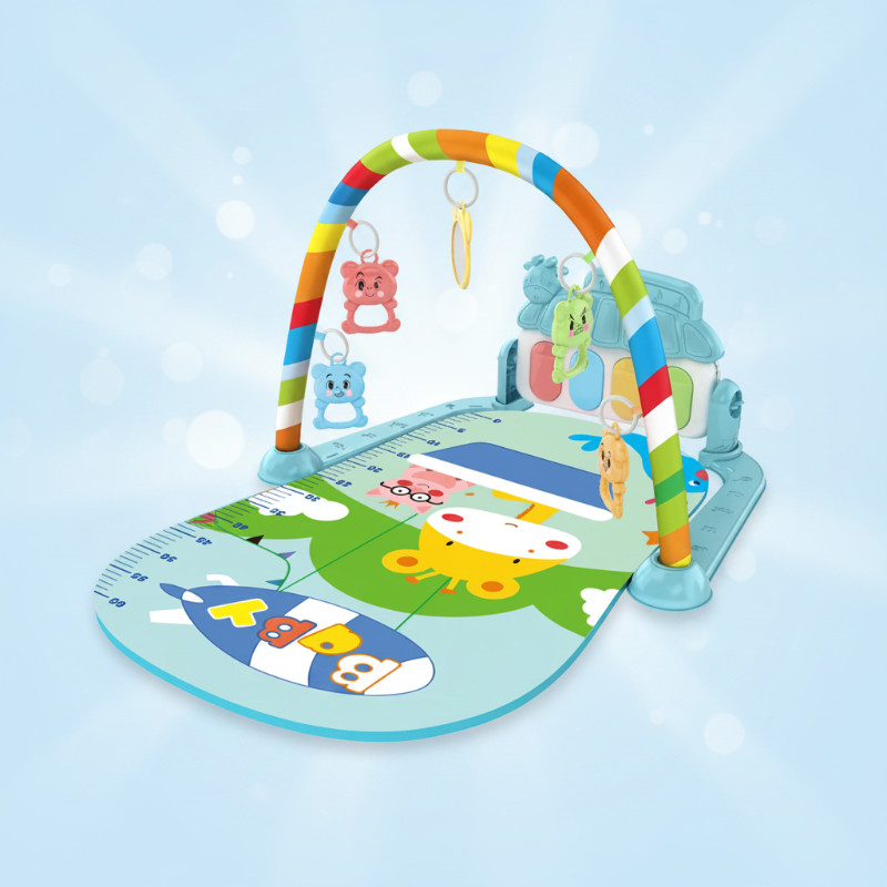 Musical Baby Play Gym – Colorido y educativo – Alfombra de gimnasia para bebés