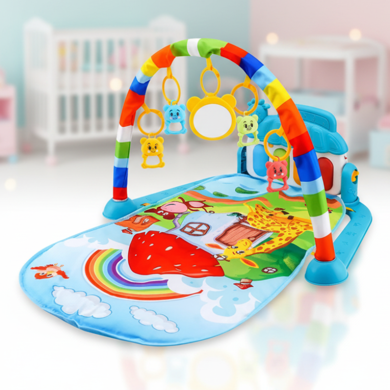 Musical Baby Play Gym – Colorido y educativo – Alfombra de gimnasia para bebés