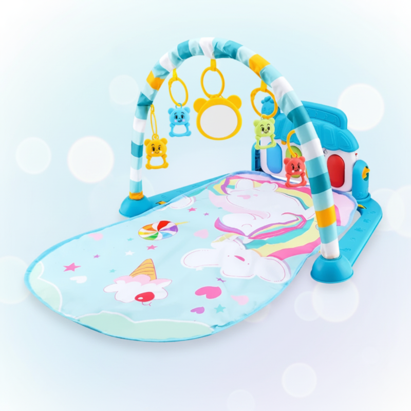 Musical Baby Play Gym – Colorido y educativo – Alfombra de gimnasia para bebés