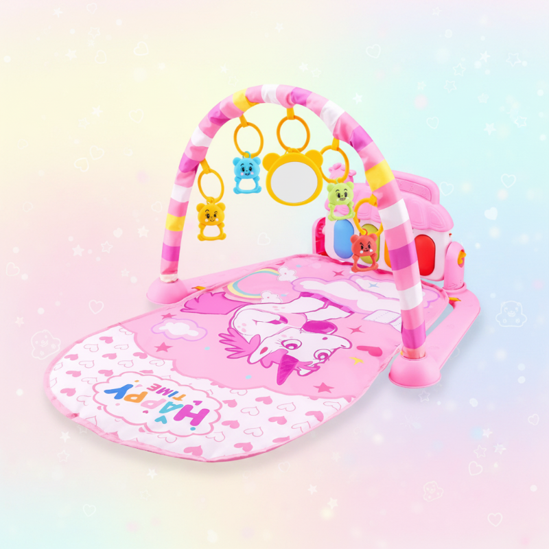 Musical Baby Play Gym – Colorido y educativo – Alfombra de gimnasia para bebés