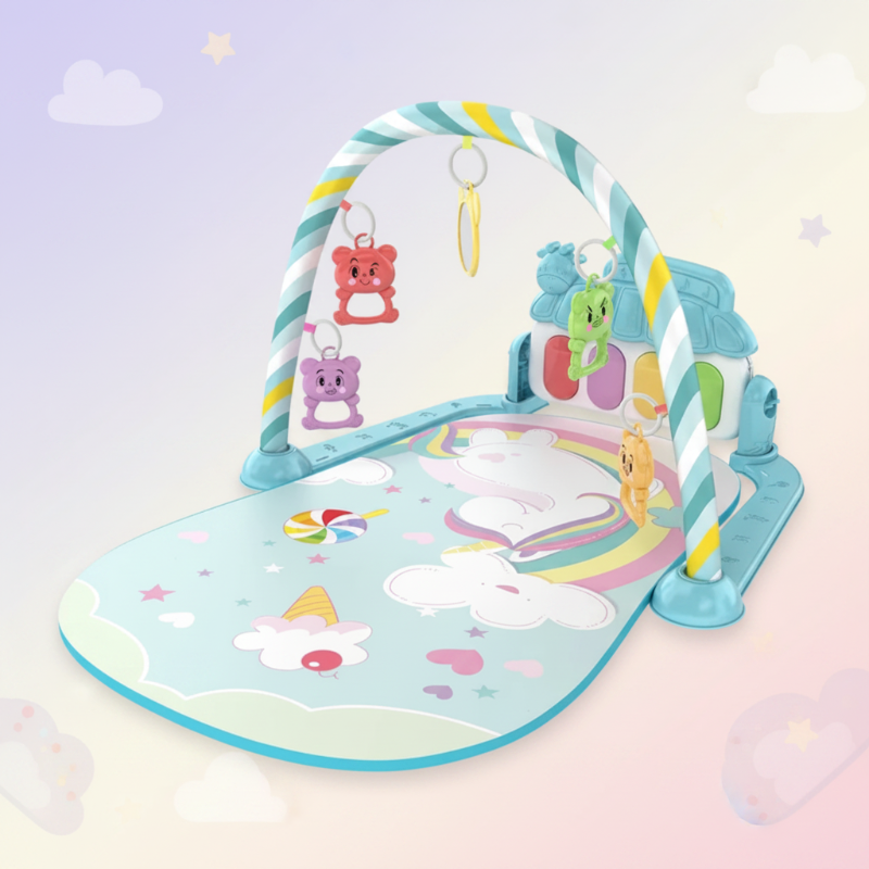 Musical Baby Play Gym – Colorido y educativo – Alfombra de gimnasia para bebés
