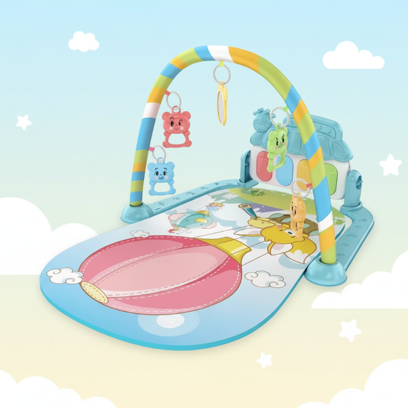 Musical Baby Play Gym – Colorido y educativo – Alfombra de gimnasia para bebés