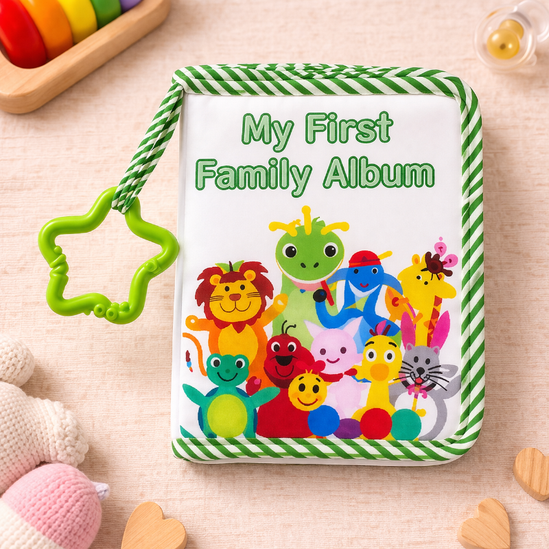 Baby Photo Album – Suave y nostálgico – Álbum de fotos de tela