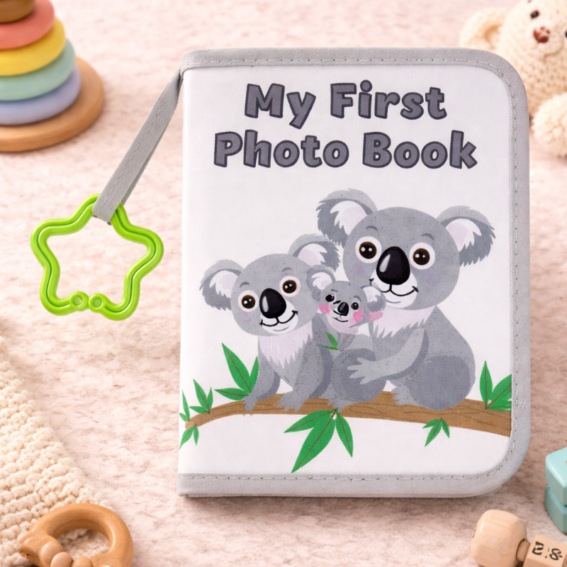Baby Photo Album – Suave y nostálgico – Álbum de fotos de tela