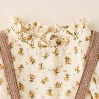 Thumbnail for SweetPea – Conjunto para bebé niña con volantes y estampado floral