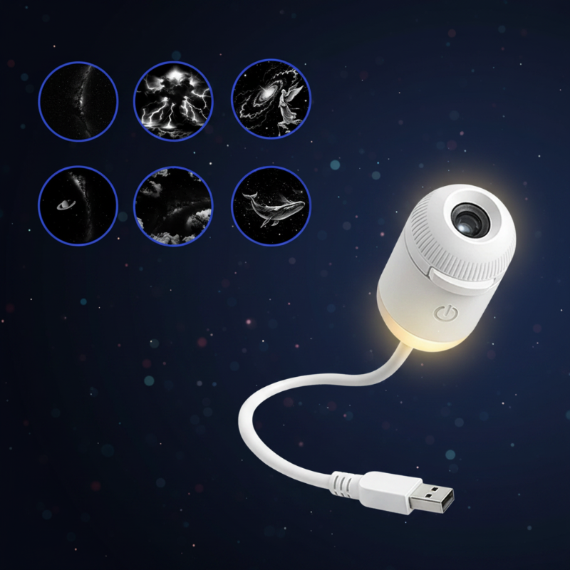 NightSky – Regulación de intensidad y magia en el dormitorio: lámpara LED Galaxy