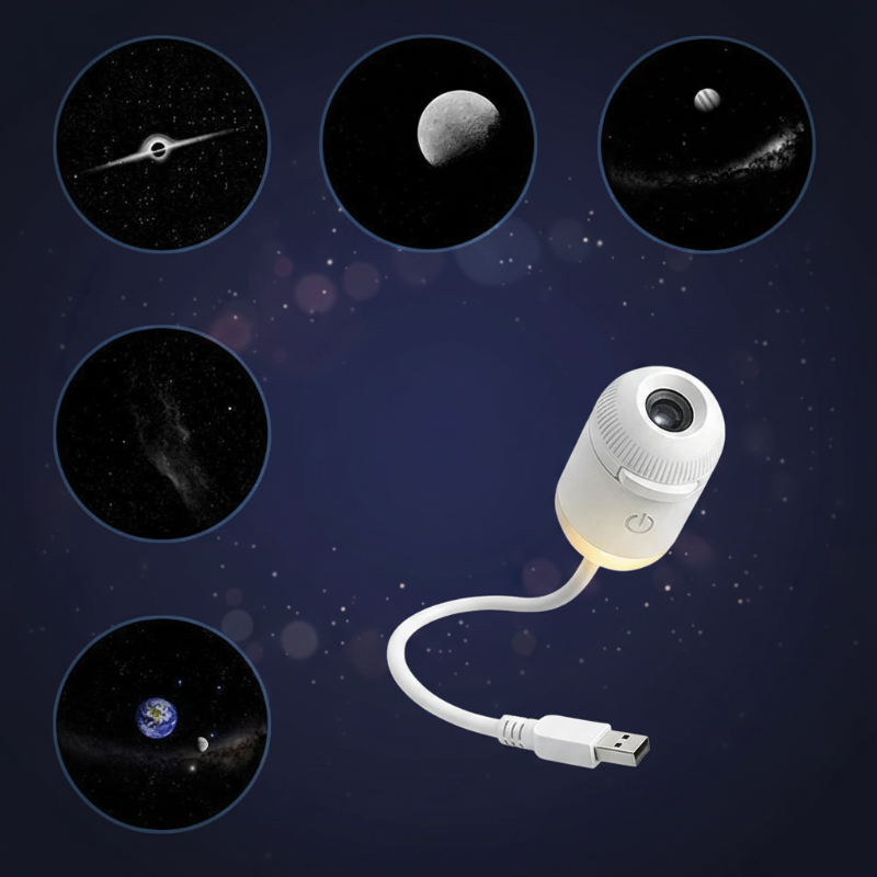 NightSky – Regulación de intensidad y magia en el dormitorio: lámpara LED Galaxy