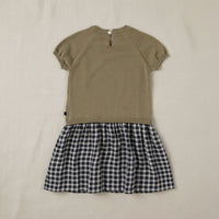 Thumbnail for Plaid Patchwork Dress – Moderno y ligero: vestido a cuadros