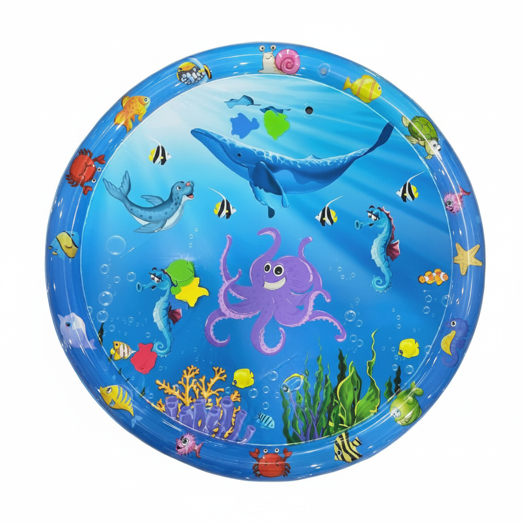TinyWave – Alegre y estimulante: alfombra sensorial acuática para bebés