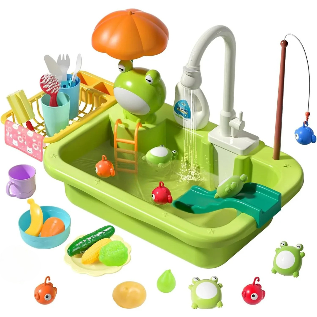 Children Kitchen – Diversión y aprendizaje en el agua – Fregadero 2 en 1