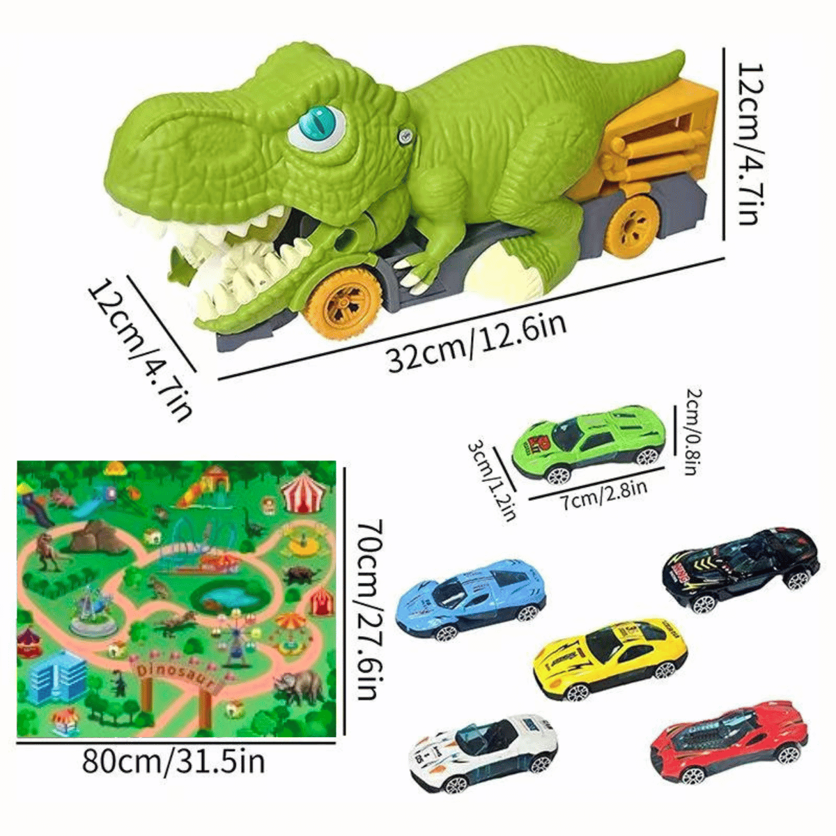 Dino Car Truck™ - Vuelve a la prehistoria - Dinosaurio come coches