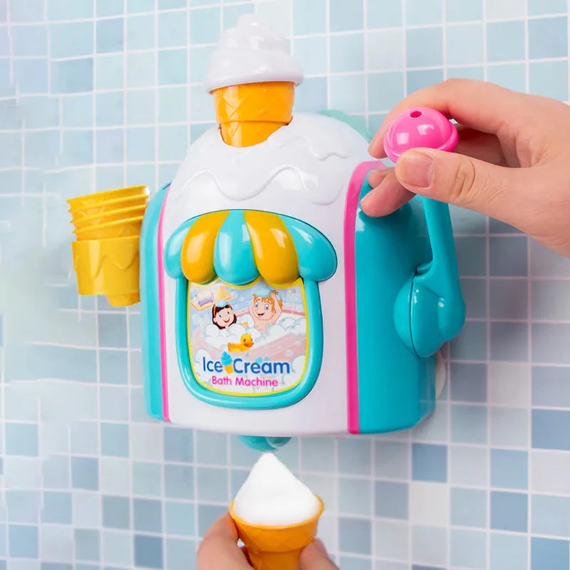 Ice Cream Bath Toy™ - Móviles de espuma - Bañarse con una bomba de jabón