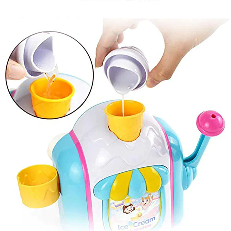 Ice Cream Bath Toy™ - Móviles de espuma - Bañarse con una bomba de jabón