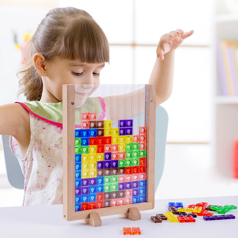 Woods™ | Tablero de rompecabezas Tetris en 3D