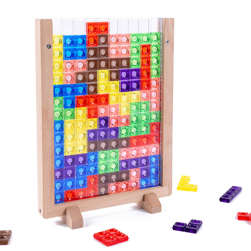 Woods™ | Tablero de rompecabezas Tetris en 3D
