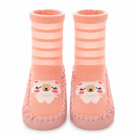 Thumbnail for Toddler Non-slip Socks™ - Steps in Style - Calcetines con suela y estampado animal