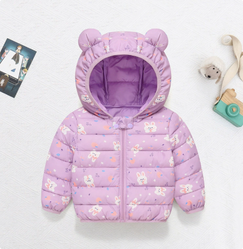 Mini Fashion™ - Abrigo para primavera con capucha