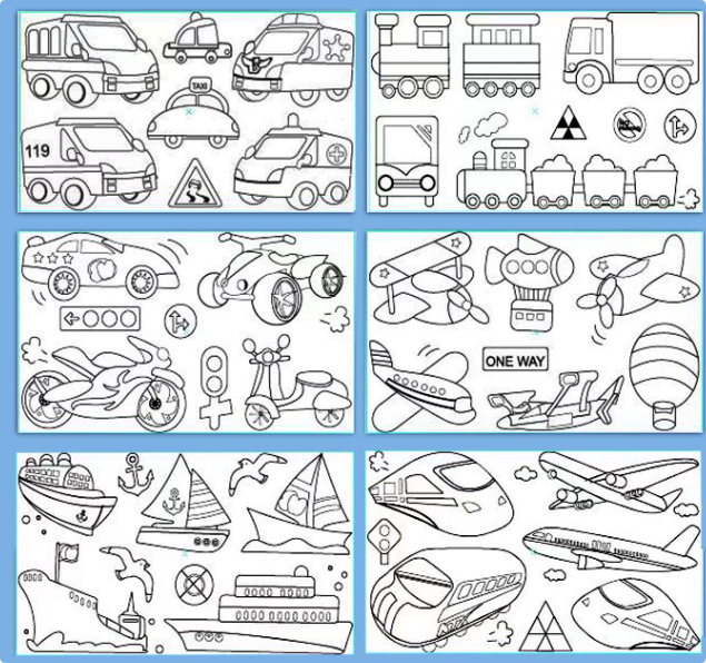 ColoringPaper™ - Da rienda suelta a tu creatividad - Hoja para colorear gigante